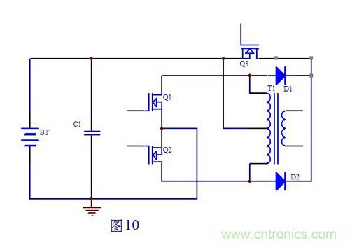 大師手筆:推挽逆變器中變壓器漏感尖峰有源鉗位處理