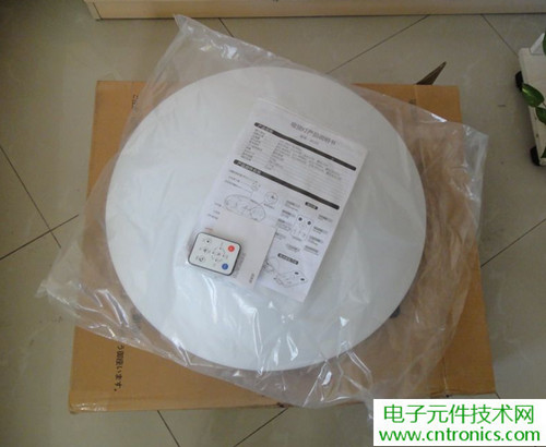 高端大氣上檔次！智能遙控調(diào)光LED吸頂燈拆解