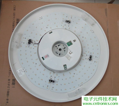高端大氣上檔次！智能遙控調(diào)光LED吸頂燈拆解