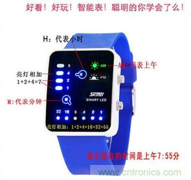 低調(diào)有內(nèi)涵！別人看不懂的LED電子表DIY