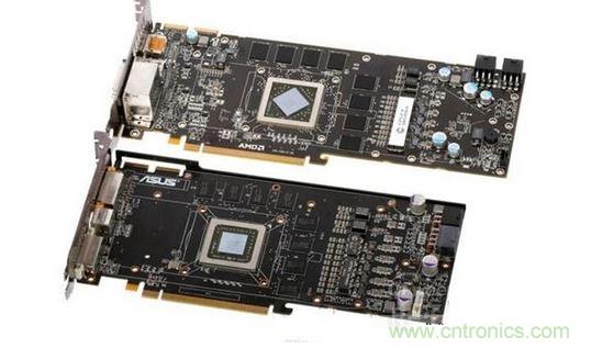 “當(dāng)年”的Radeon HD 5870(上)和Radeon HD 4890(下)PCB