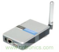 圖1：Linksys WPS54G打印服務(wù)器。
