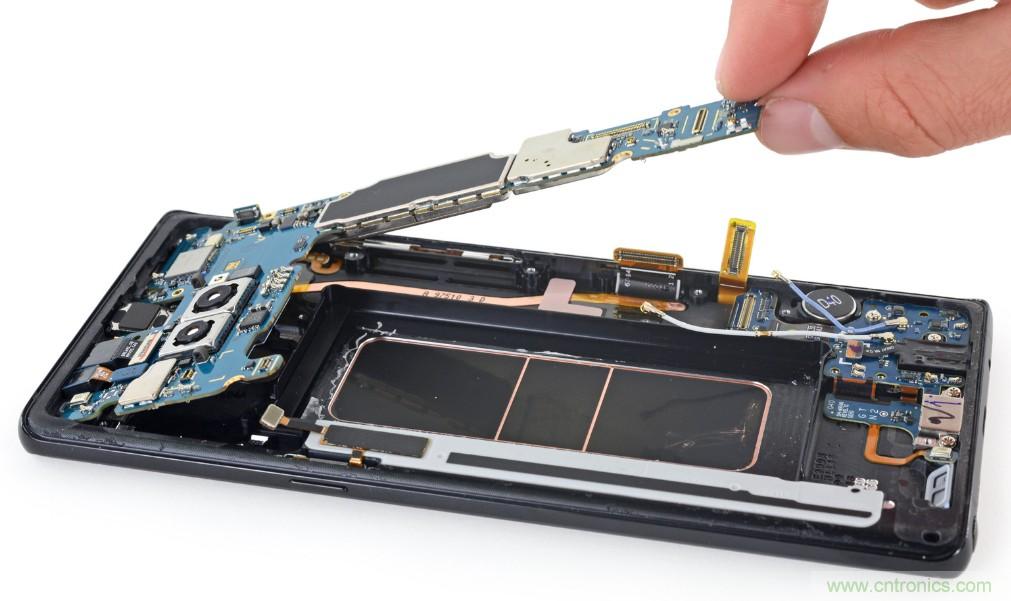 三星Note 8拆解，模塊化+分離式設(shè)計成趨勢？