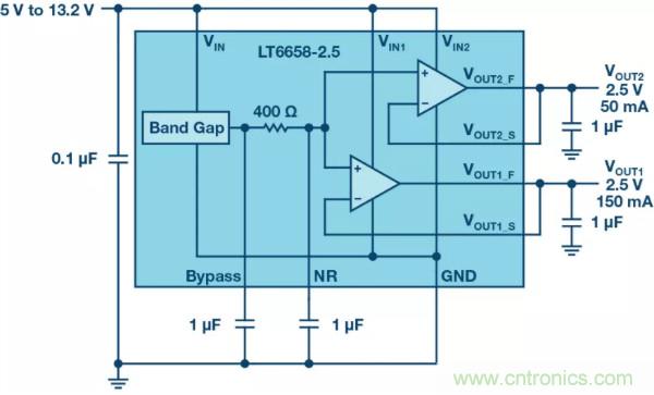 可驅(qū)動(dòng)電流的高精度基準(zhǔn)電壓源，它是這樣的……