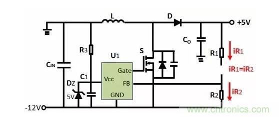 如何實現(xiàn)-12V輸入到+5V輸出? 如何實現(xiàn)-12V輸入到+5V輸出?
