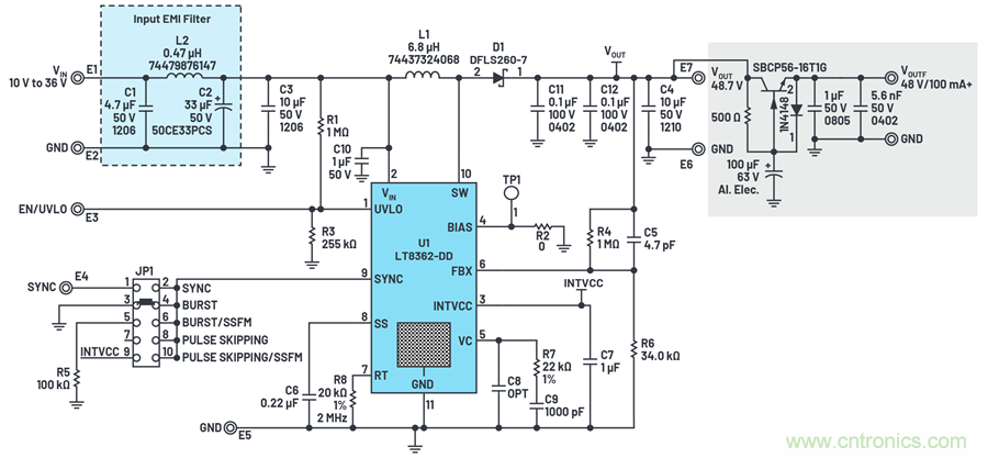 讓我們做一個超低噪聲、48 V、幻像麥克風(fēng)電源怎么樣？