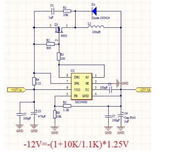 如何從正電壓電源獲得負電壓，正電壓轉(zhuǎn)負電壓的方法圖解