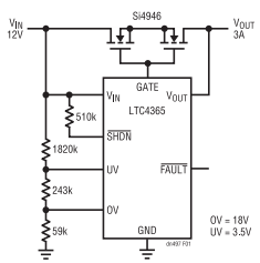 為敏感電路提供過壓及電源反接保護！
