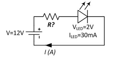 發(fā)光二極管中的電阻器 發(fā)光二極管中的電阻器