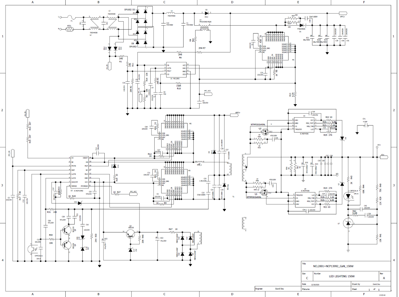 適配于氮化鎵開關(guān)器件的高頻小體積照明電源方案 適配于氮化鎵開關(guān)器件的高頻小體積照明電源方案