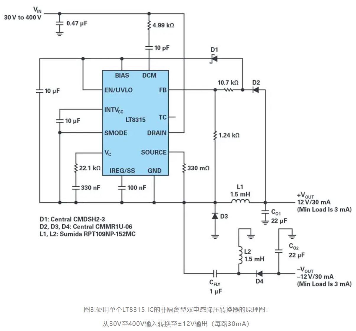 單個IC也能構(gòu)建緊湊、高效的雙極性穩(wěn)壓器