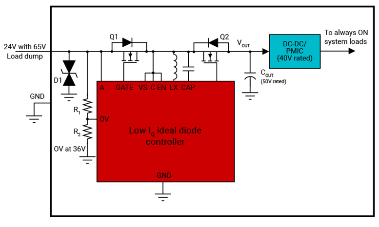 設(shè)計(jì)低靜態(tài)電流 (Iq) 汽車電池反向保護(hù)系統(tǒng)的 3 種方法 設(shè)計(jì)低靜態(tài)電流 (Iq) 汽車電池反向保護(hù)系統(tǒng)的 3 種方法
