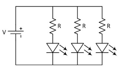 發(fā)光二極管中的電阻器 發(fā)光二極管中的電阻器