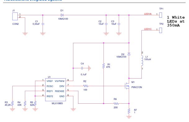 工作頻率為 300 kHz 的汽車 LED 驅(qū)動器 工作頻率為 300 kHz 的汽車 LED 驅(qū)動器